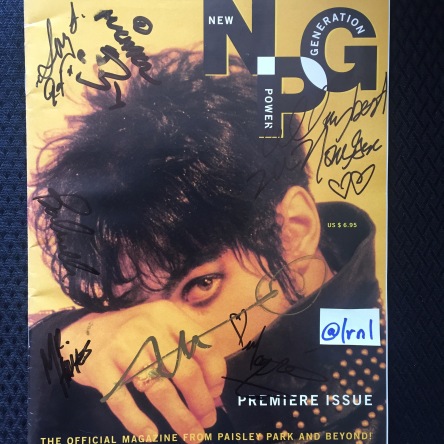 Prince Autographeg NPG Magazine